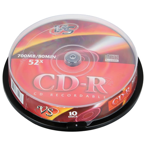  CD-R VS 700 Mb 52x Cake Box (  ),  10 ., VSCDRCB1001 