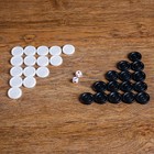 Фишки для игры в шашки и нарды, пластик, d=2.6 см, кость 1 х 1 см,  без поля оптом