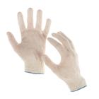 Перчатки, х/б, вязка 10 класс, 3 нити, размер 9, без покрытия, белые, Greengo оптом