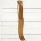 Волосы - тресс для кукол «Прямые» длина волос: 40 см, ширина:50 см, №27А оптом