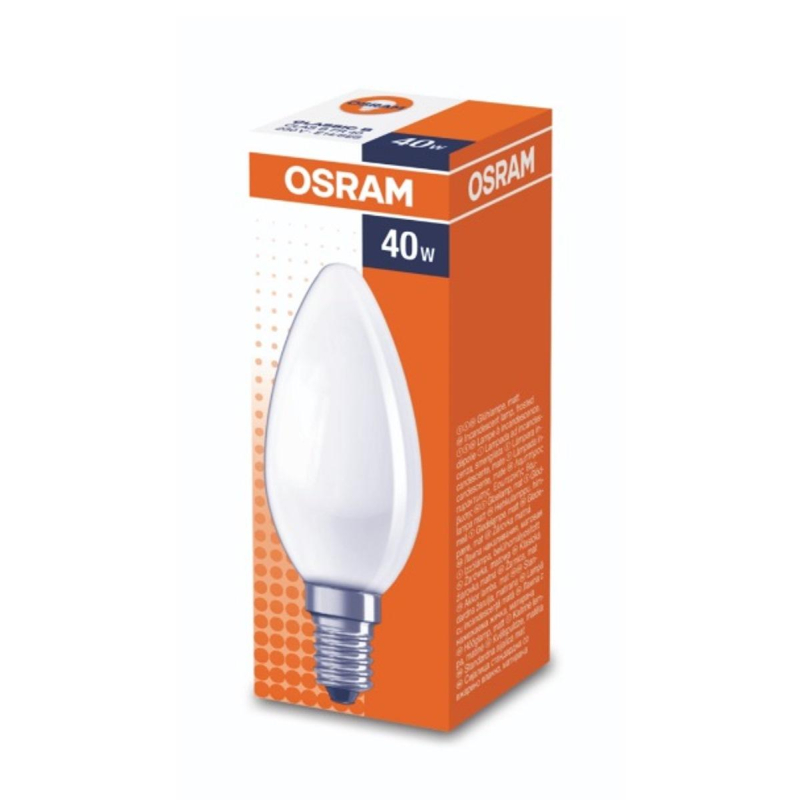 Лампа накаливания OSRAM CLAS B FR 40W 230V E14 оптом
