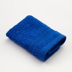 Полотенце махровое «Экономь и Я» 30х30 см, цвет синий оптом