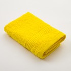 Полотенце махровое «Экономь и Я» 30х30 см, цвет жёлтый оптом