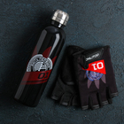Набор для тренировок «01»: бутылка 600 мл, перчатки р-р М оптом