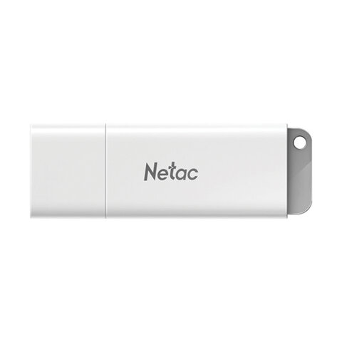 Флеш-диск 64 GB NETAC U185, USB 2.0, белый, NT03U185N-064G-20WH оптом