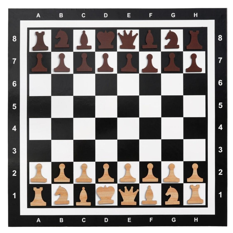 Настенная игра шахматы на магнитной доске поле 60х60см 32 фигуры в наборе оптом