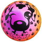 Мяч детский «Собачка», d=22 см, 70 г оптом