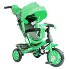 Велосипед трёхколёсный «Лучик Vivat 1», надувные колёса 10"/8", цвет зелёный оптом