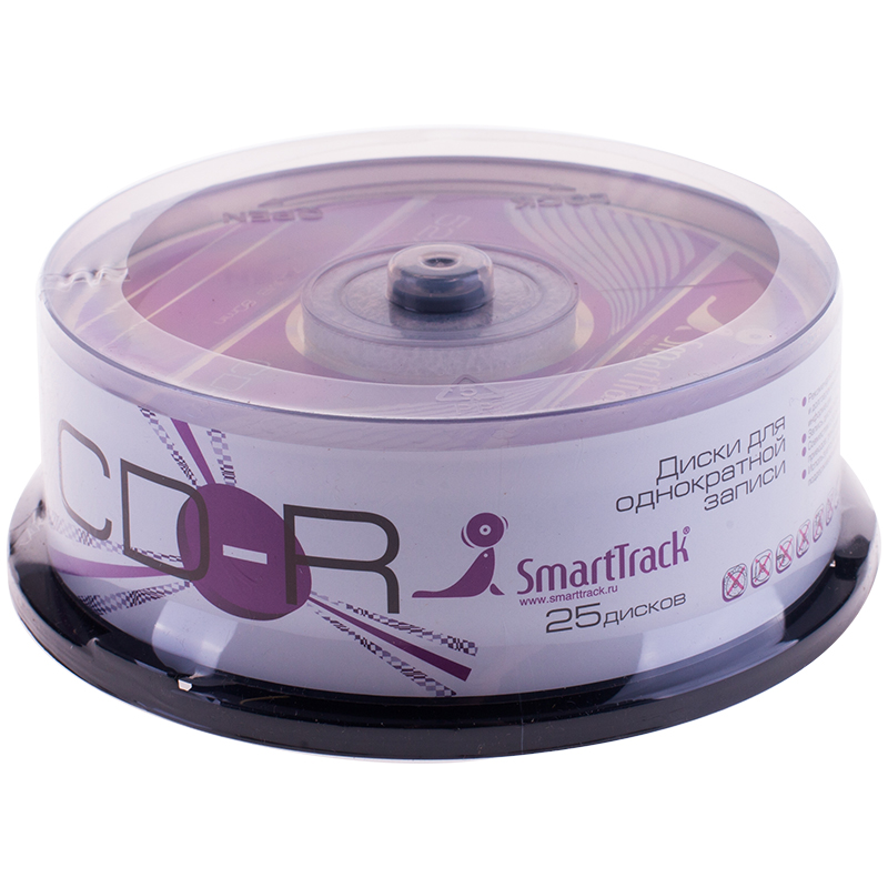  CD-R 700Mb Smart Track 52x Cake Box (25) 
