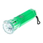 Фонарик ручной "Прозрачность", 1 LED, на ручке резьба, микс, 10.3х3.7х3.7 см оптом