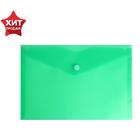 Папка-конверт на кнопке А5, 180 мкм Calligrata, зелёная оптом
