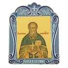 Икона Иоанна Кронштадтского в киоте "Спаси и сохрани" на подставке оптом
