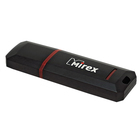Флешка Mirex KNIGHT BLACK, 8 Гб, USB2.0, чт до 25 Мб/с, зап до 15 Мб/с, черная оптом