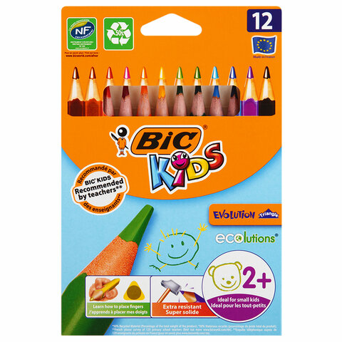    BIC "Kids Evolution Triangle", 12 , , ,  , 8297356 