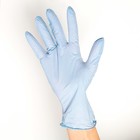 Перчатки нитриловые неопудренные Golden hands, размер M, 200 шт/уп, цвет светло-голубой, цена за 1 шт. оптом