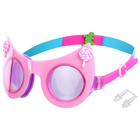 Очки для плавания «Кошечка», детские, цвет розовый оптом