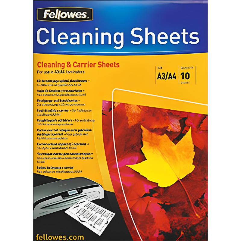 Комплект чистящих листов Fellowes fs-53206 для ламинаторов 10шт оптом