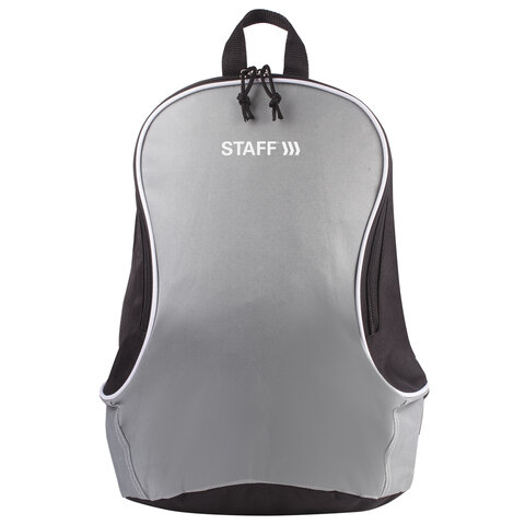 Рюкзак STAFF FLASH универсальный, серо-черный, 40х30х16 см, 227047 оптом