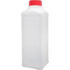 Бутыль квадратная 1 литр с пробкой натуральный оптом