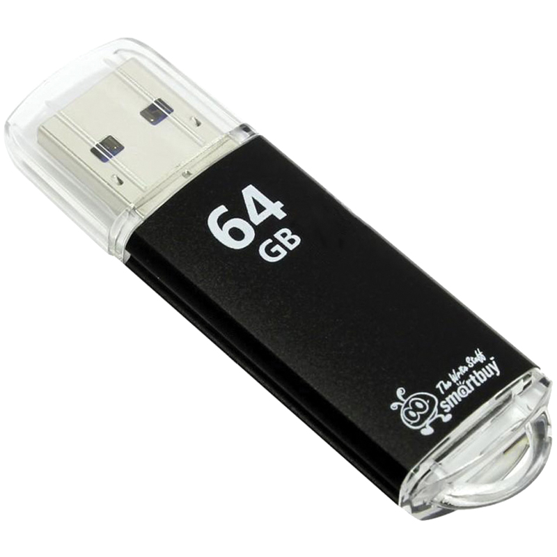  Smart Buy "V-Cut"  64GB, USB 2.0 Flash Drive,  (.  ) 