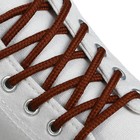 Шнурки для обуви круглые, d = 4 мм, 120 см, цвет коричневый оптом