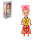 Кукла-малышка "Вита" в платье, МИКС оптом