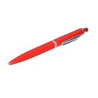 Ручка шариковая автоматическая, 0.5 мм, под логотип, стержень синий, красный корпус оптом