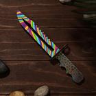Сувенир деревянный «Штык нож», радужное лезвие оптом