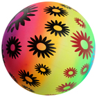 Мяч детский «Цветочки», d=22 см, 70 г оптом