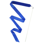 Лента гимнастическая с палочкой 6 м, цвет синий оптом