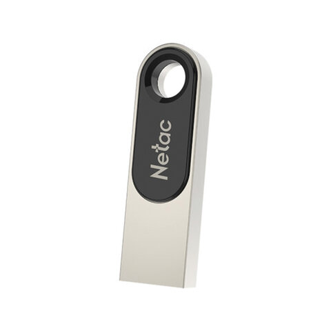 Флеш-диск 16 GB NETAC U278, USB 2.0, металлический корпус, серебристый/черный, NT03U278N-016G-20PN оптом