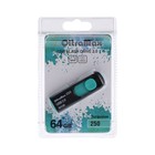 Флешка OltraMax 250, 64 Гб, USB2.0, чт до 15 Мб/с, зап до 8 Мб/с, бирюзовая оптом