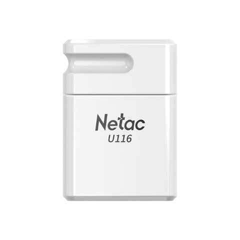 Флеш-диск 32 GB NETAC U116, USB 2.0, белый, NT03U116N-032G-20WH оптом