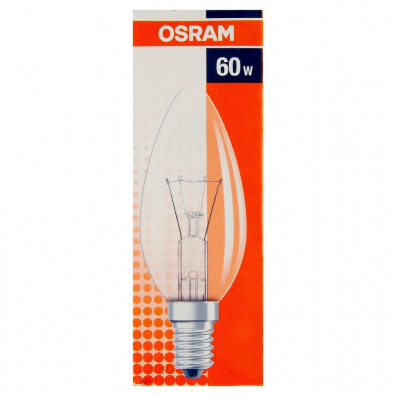 Лампа накаливания OSRAM CLAS B CL 60W 230V E14 оптом