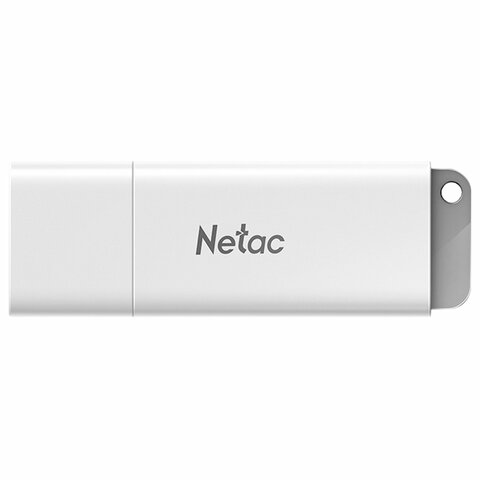 Флеш-диск 8 GB NETAC U185, USB 2.0, белый, NT03U185N-008G-20WH оптом
