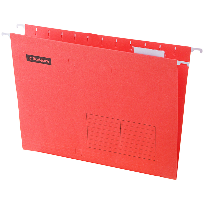 Подвесная папка OfficeSpace А4 (310*240мм), красная оптом