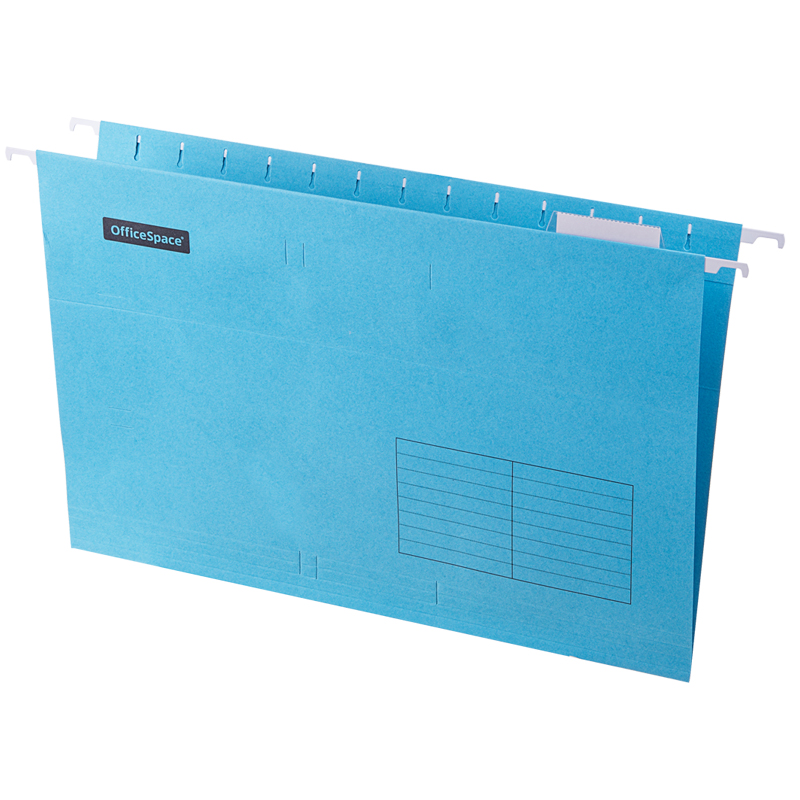 Подвесная папка OfficeSpace Foolscap (365*240мм), синяя оптом