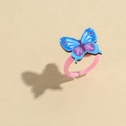 Кольцо детское «Бабочка» 2 х 1,8 х 1,5 см оптом