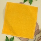 Салфетка махровая 30х30 см, ярко-желтый, хлопок 100%, 380 гр/м2 оптом