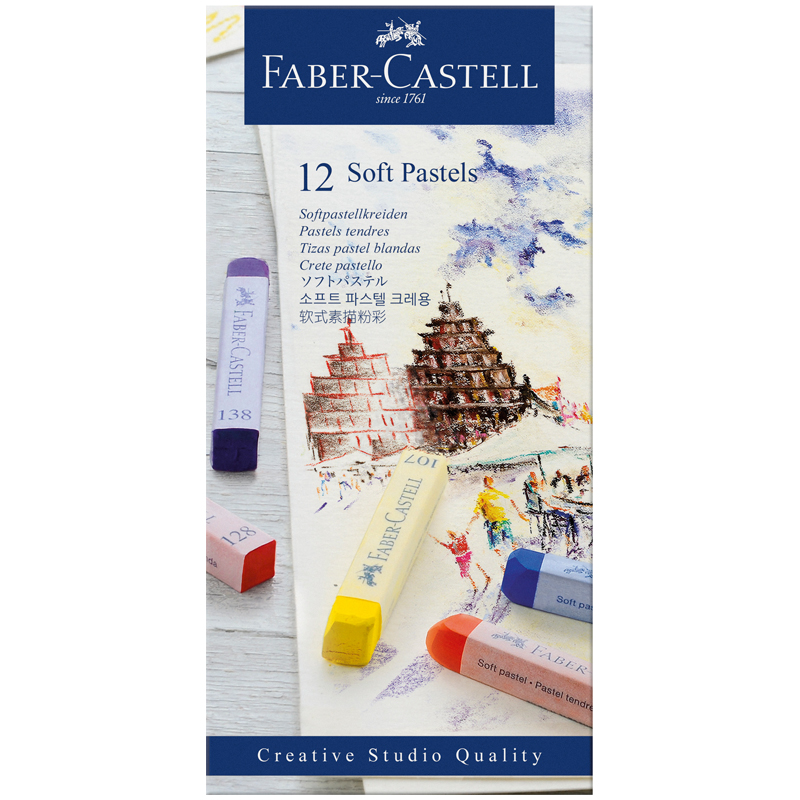  Faber-Castell "Soft pastels", 12 , .  