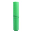 Пенал-тубус (40 х 195 мм) Calligrata, пластиковый, зеленый оптом