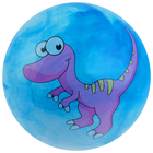 Мяч детский «Динозаврики», d=25 см, 60 г, цвет голубой, рисунок МИКС оптом