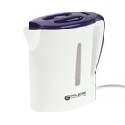 Чайник электрический GELBERK GL-466, пластик, 0.5 л, 500 Вт, бело-фиолетовый оптом