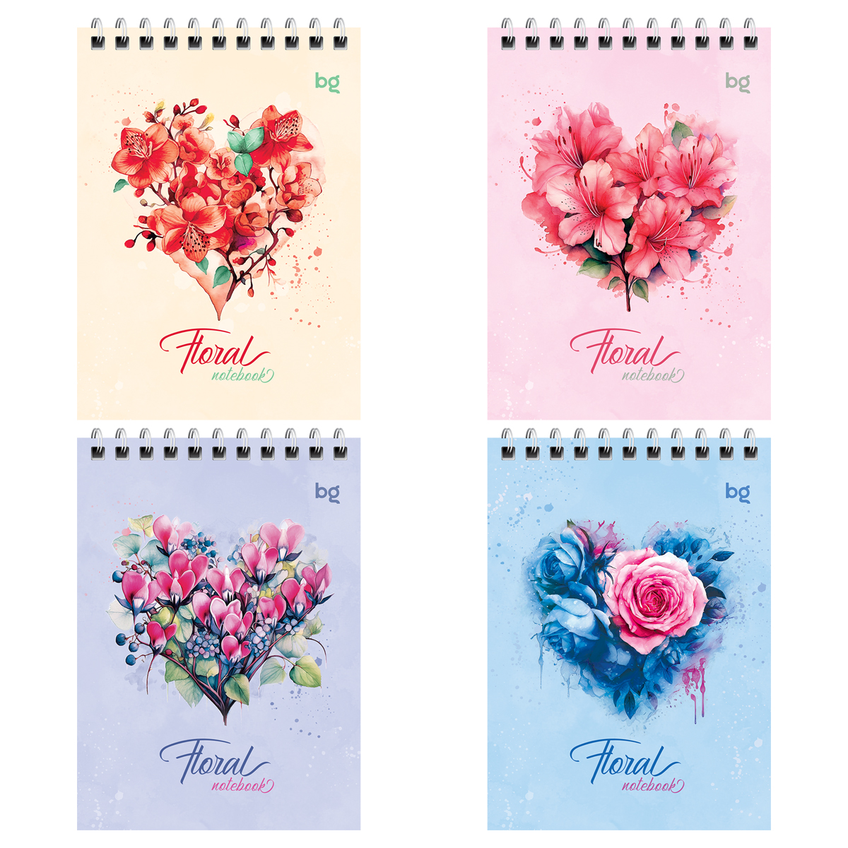  6 40.   BG "Floral notebook" 