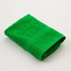 Полотенце махровое «Экономь и Я» 30х30 см, цвет зелёный оптом
