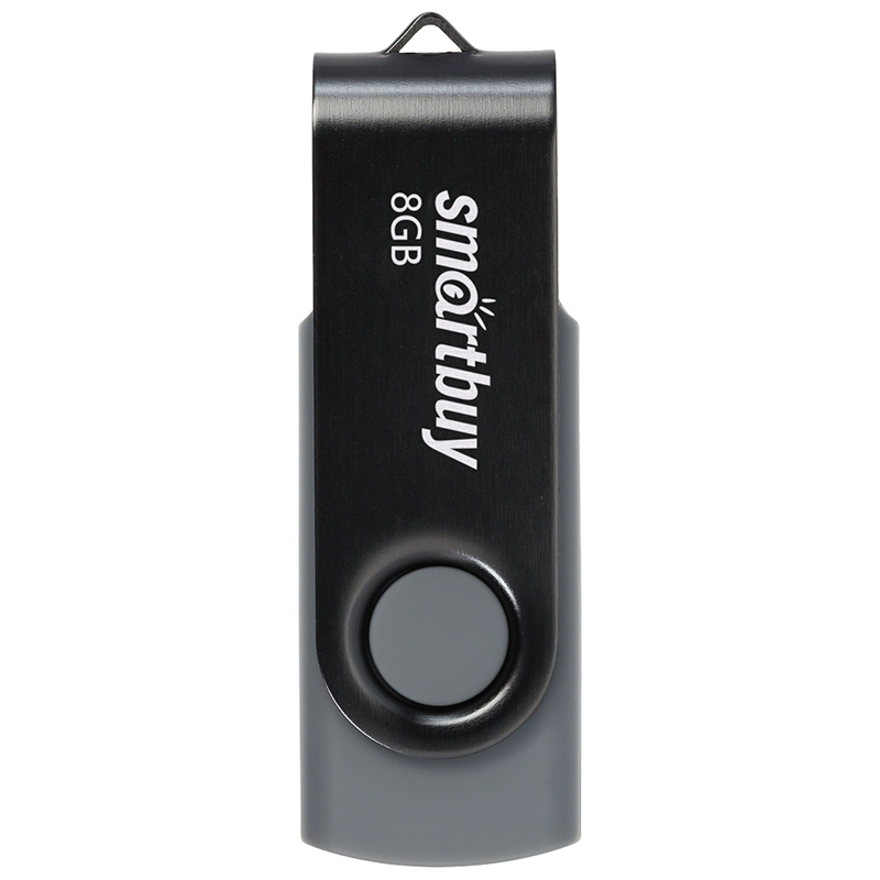 Память Smart Buy "Twist"  8GB, USB 2.0 Flash Drive, черный оптом