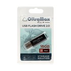 Флешка OltraMax 30, 16 Гб, USB2.0, чт до 15 Мб/с, зап до 8 Мб/с, чёрная оптом