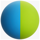 Цветной мяч для большого тенниса, цвета МИКС оптом