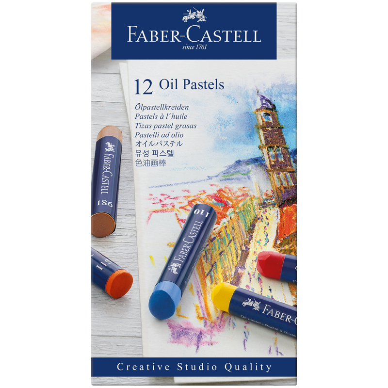   Faber-Castell "Oil Pastels", 12 , .  