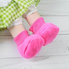 Носки для куклы, длина стопы 7 см, цвет фуксии оптом